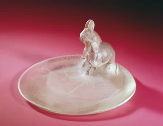 Studie av två djur, cire perdue, av Lalique, c.1902